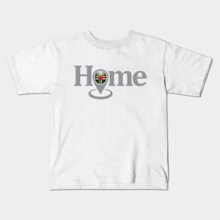 Dominica My Home with Google Maps Locate Icon Kids T-Shirt